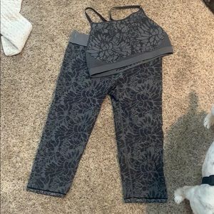 Fabletics leggings and sports bra set